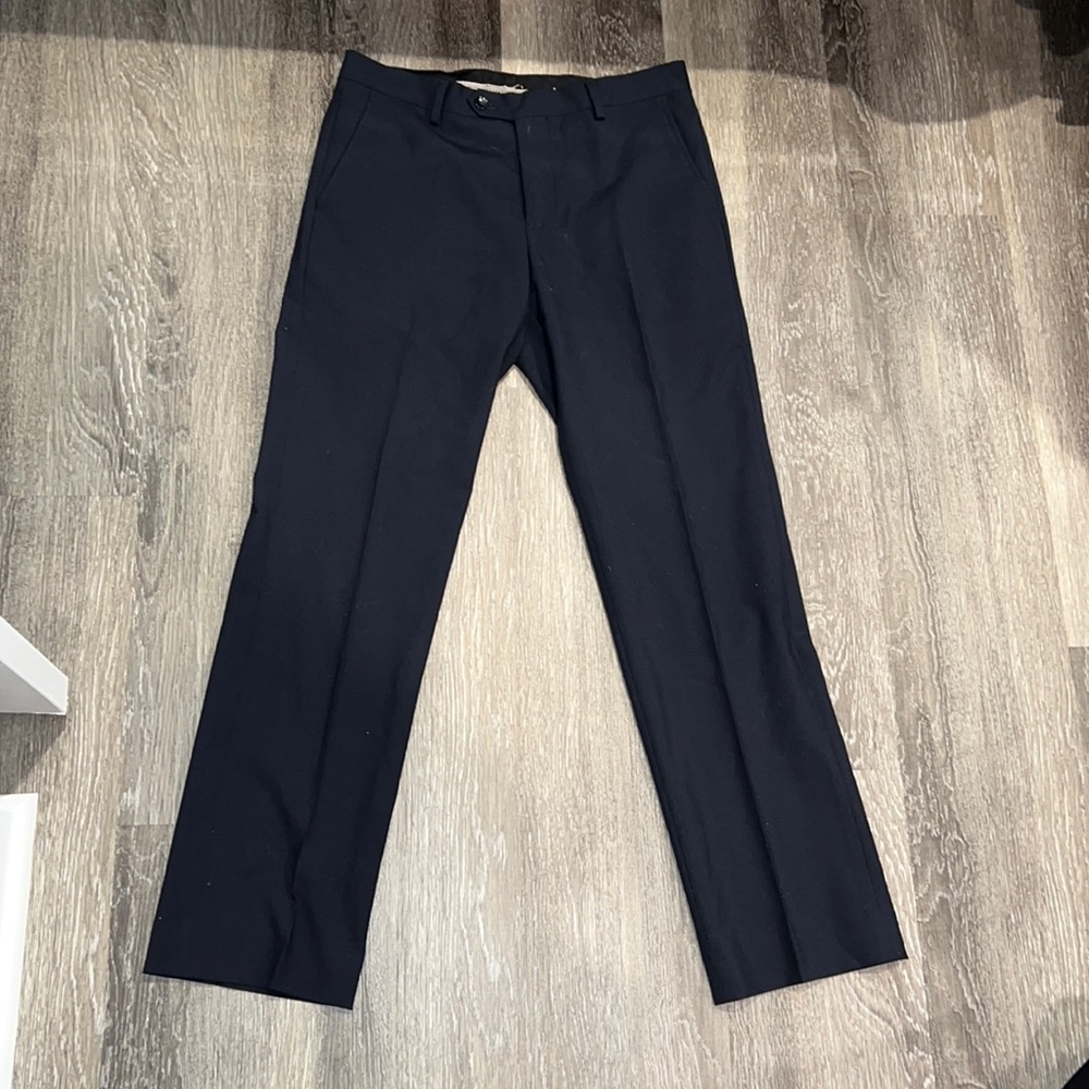 Franco Ricci Black Slack Suit Pants 30S